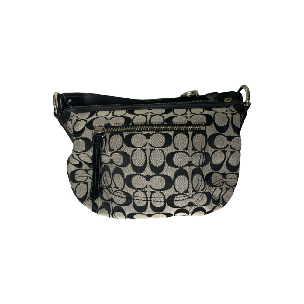 Coach Signature Monogram Small Hobo Bag
